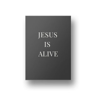 Arte de Pared Cristiano Jesús Está Vivo Póster