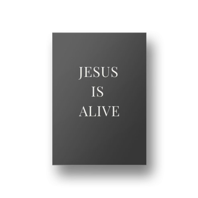 Arte de Pared Cristiano Jesús Está Vivo Póster (Subido por el creador)