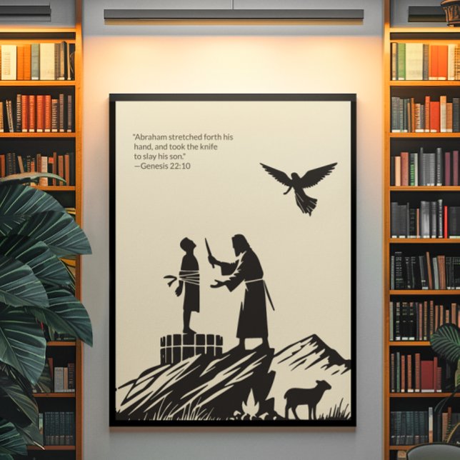 Arte de pared cristiano minimalista - Impresión bí (Subido por el creador)