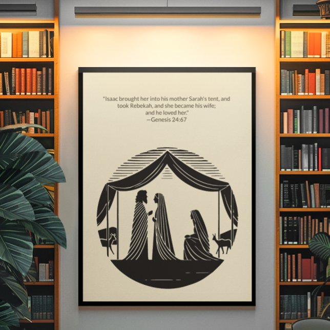 Arte de pared cristiano minimalista - Impresión bí (Subido por el creador)