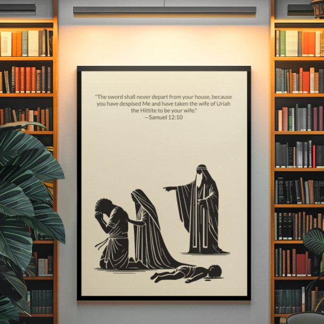 Arte de pared cristiano minimalista - Impresión bí (Subido por el creador)