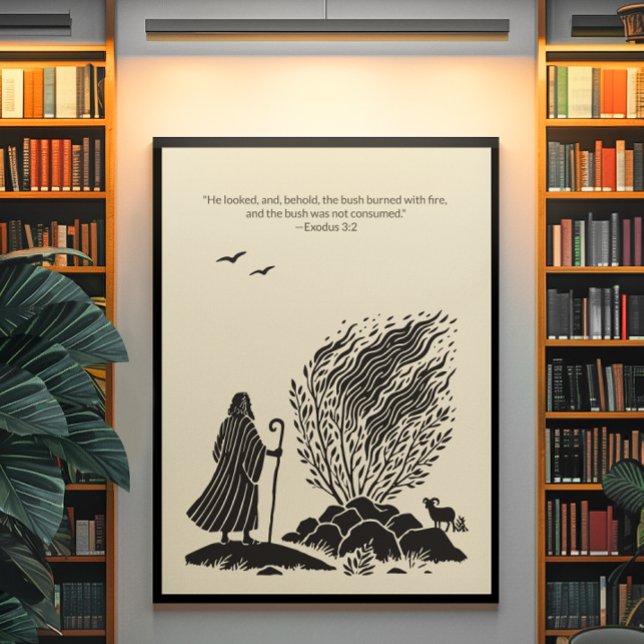 Arte de pared cristiano minimalista - Impresión bí (Subido por el creador)