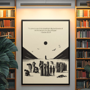 Arte de pared cristiano minimalista - Impresión bí
