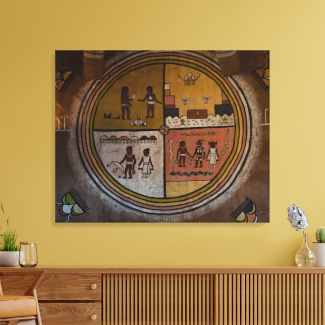 Arte de pared de Adobe (Insitu (Sala de estar))