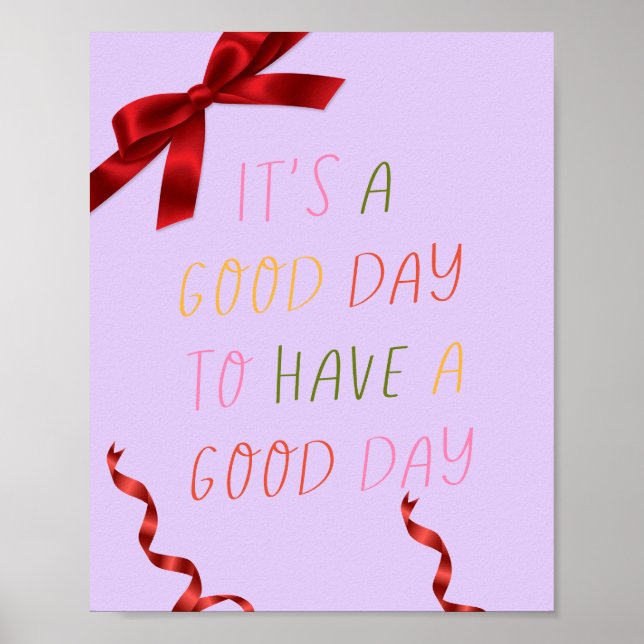 Arte de Pared de Afirmación Positiva Rosa (Frente)