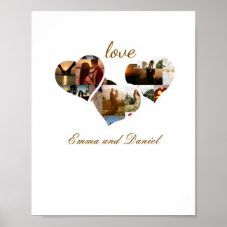 Arte de pared de amor romántico, decoración del dí