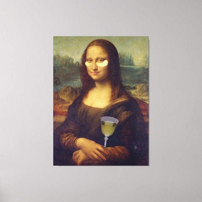Arte de pared de autocuidado de Mona Lisa (Anverso)