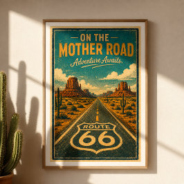 Arte de Pared de Aventura de la Carretera Madre Ru