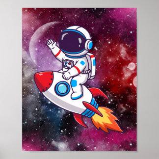 Arte de Pared de Aventura Divertida en el Espacio