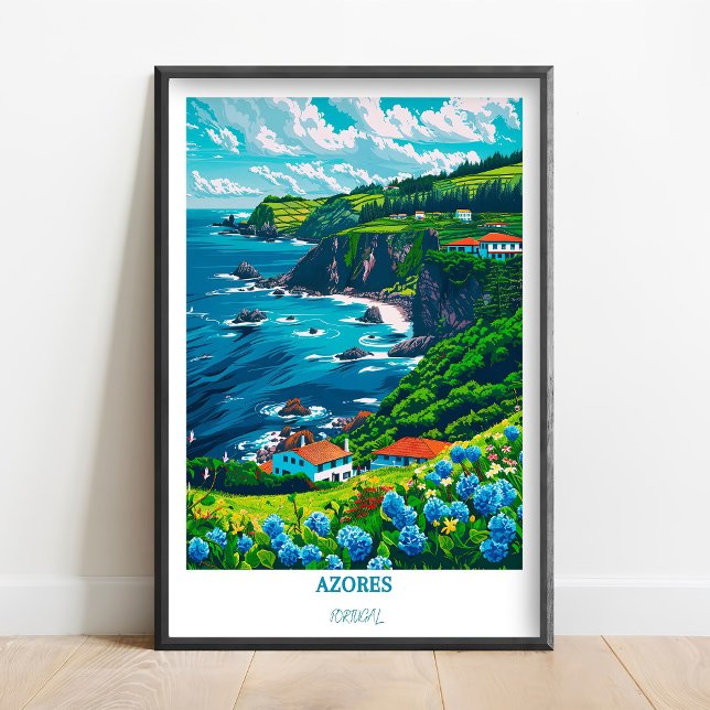 Arte de Pared de Azores - Póster de Viaje a Azores (Subido por el creador)