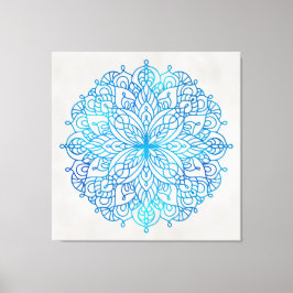 Arte de pared de azulejos azules 40x40