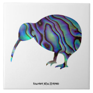 Arte de pared de azulejos de cerámica Kiwiana