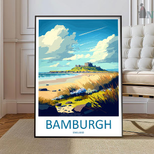 Arte de pared de Bamburgh Castle Bamburgh Cas