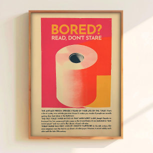 Arte de pared de baño retró Arte de impresiones di