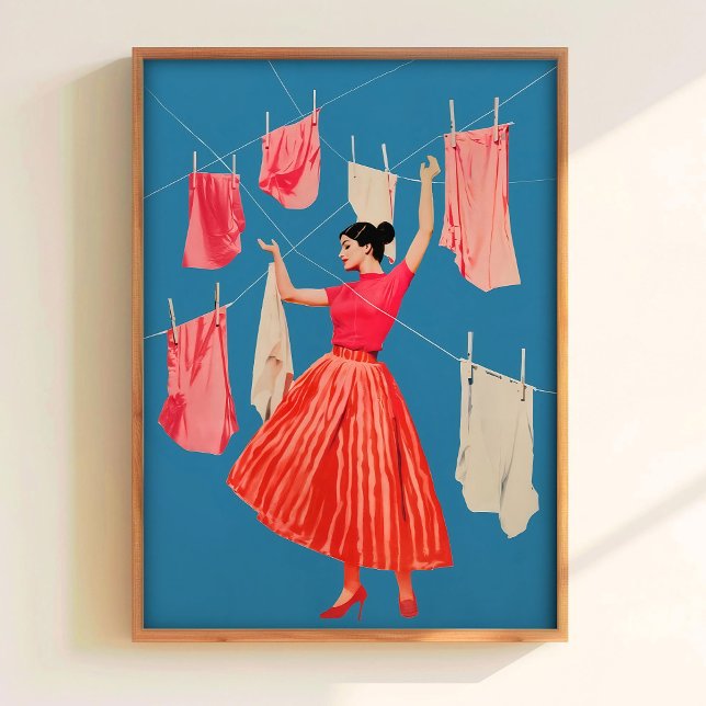 Arte de pared de baño retro de estampado de lavand (Subido por el creador)