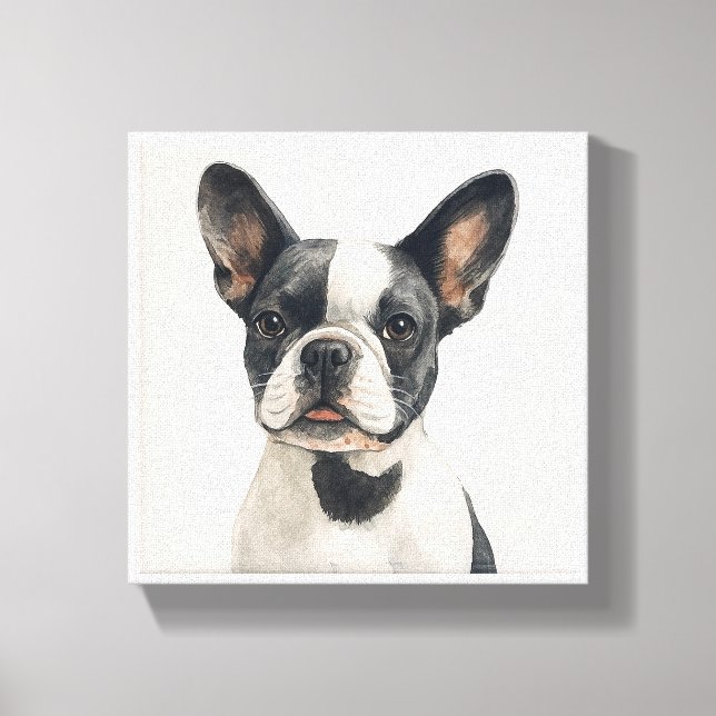 Arte de pared de Bulldog francés (Anverso)