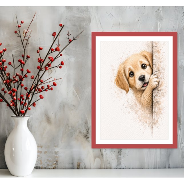 Arte de Pared de Cachorro Curioso Arte Mínimo de G (Subido por el creador)