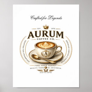 Arte de Pared de Café de Lujo Impreso