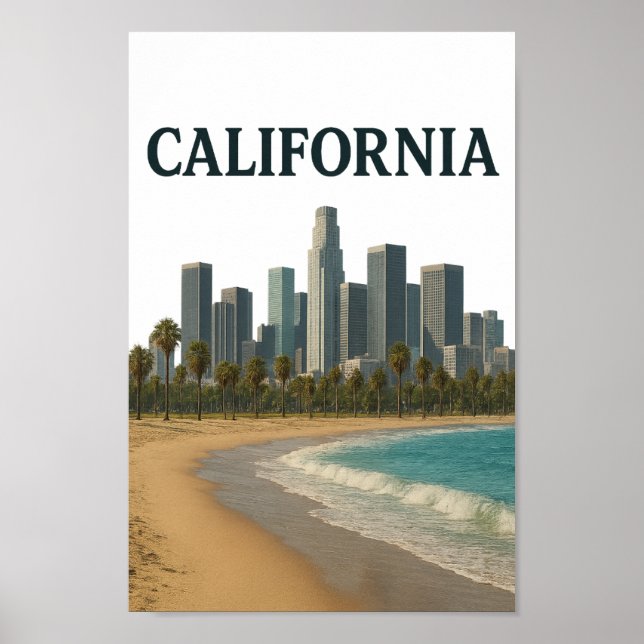 Arte de pared de CALIFORNIA (Frente)