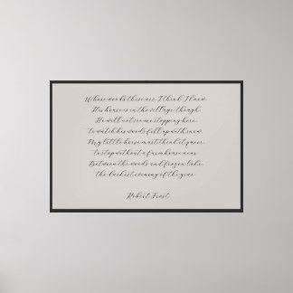 Arte de pared de caligrafía de poema de cita perso