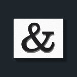 arte de pared de carteles de ampersand en blanco y<br><div class="desc">arte de paredes de cuadros de carteles y cuadros de arte moderno diseño negro y blanco para una decoración contemporánea en casa o en la oficina</div>