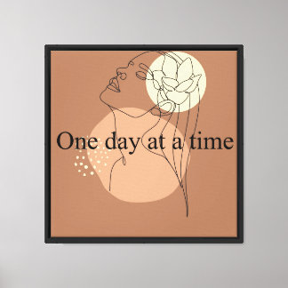 Arte de pared de cita minimalista constante