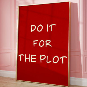 Arte de pared de cita motivacional divertida