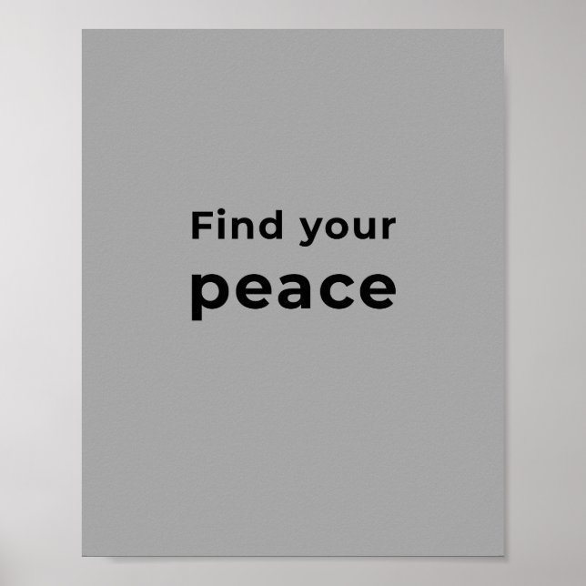 Arte de pared de citas inspiradoras  (Frente)