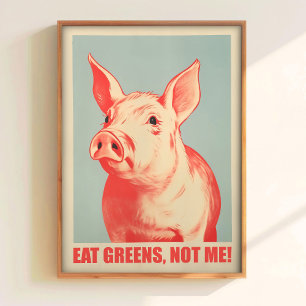 Arte de pared de cocina Imprimir Come Verdes Veget