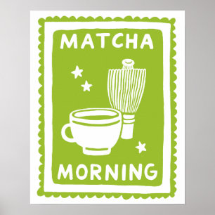 Arte de pared de cocina minimalista de Matcha Morn