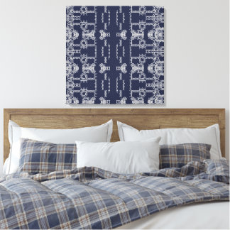 Arte de pared de colores con patrón desplazado gri