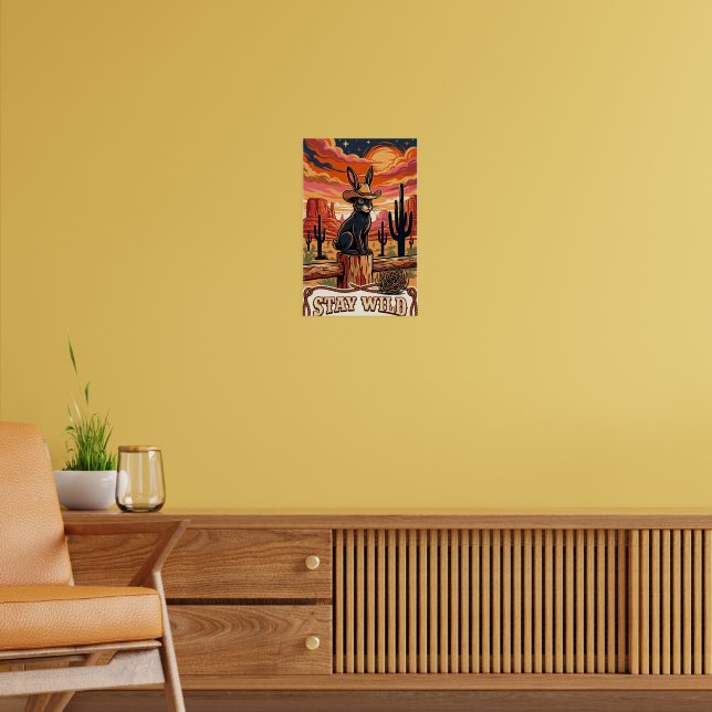 Arte de Pared de Conejo del Desierto (Salón 2)
