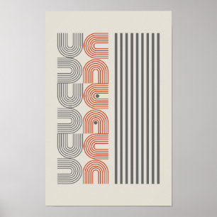 Arte de pared de decoración geométrica en casa