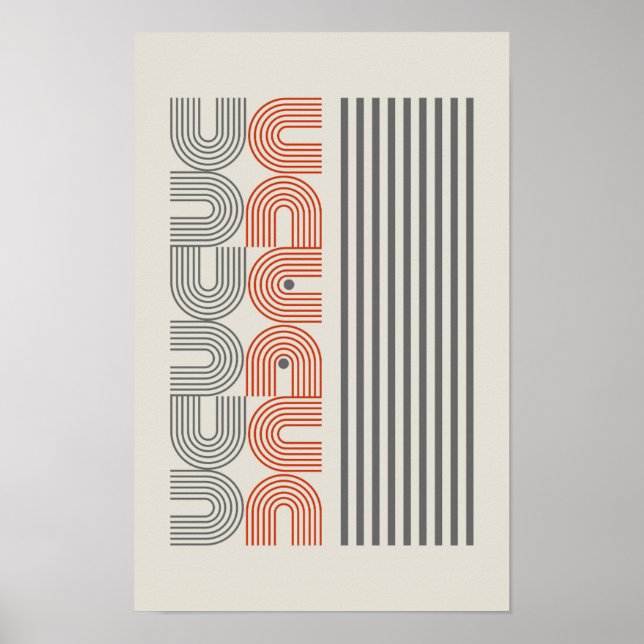 Arte de pared de decoración geométrica en casa (Frente)