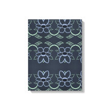 Arte De Pared De Diseñador Con Azul Naval