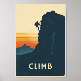 Arte de pared de escalada en roca de Bouldering Re