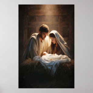 Arte de pared de escena de la Natividad Arte de la