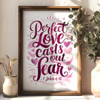 Arte de Pared de Escrituras Cristianas de Amor Per