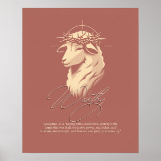 Arte de pared de Escrituras de fe cristiana digna