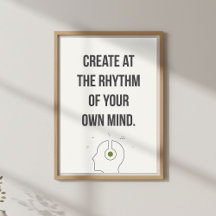Arte de pared de estudio creativo. Inspiración min