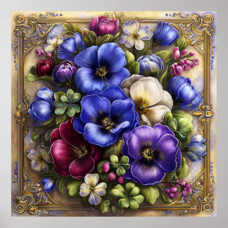 Arte de Pared de Flores Hermosas de Primavera 12