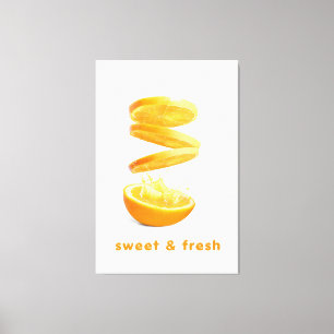 Arte de Pared de Frutas Splash de Verano