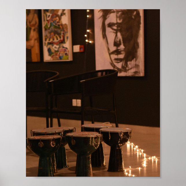 Arte de pared de galería bohemio temperamental (Frente)