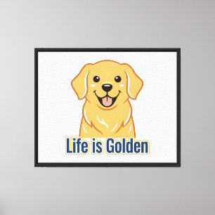 Arte de pared de Golden Retriever – Impresión “La