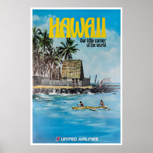 Arte de pared de Hawái Impresión de cartel de viaj