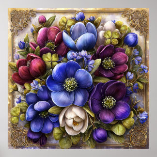 Arte de pared de hermosas flores de primavera 13