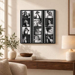 Arte de pared de Hollywood con foto personalizada,
