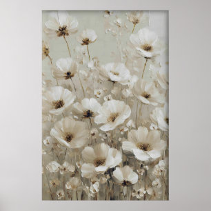 Arte de pared de impresión de flores silvestres vi