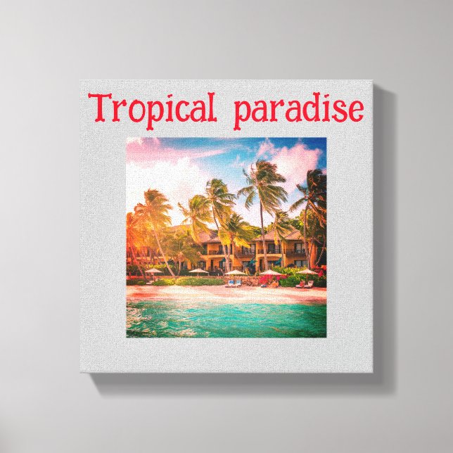 Arte de pared de impresión de lienzo estirado (Anverso)