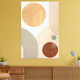 Arte de pared de impresión en lienzo abstracto boh